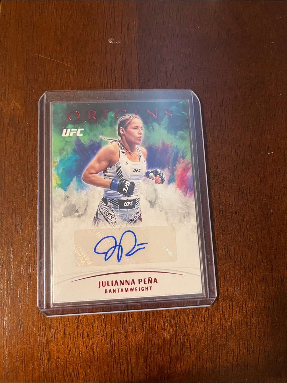 UFC Julianna Peña Autograph Card Origins